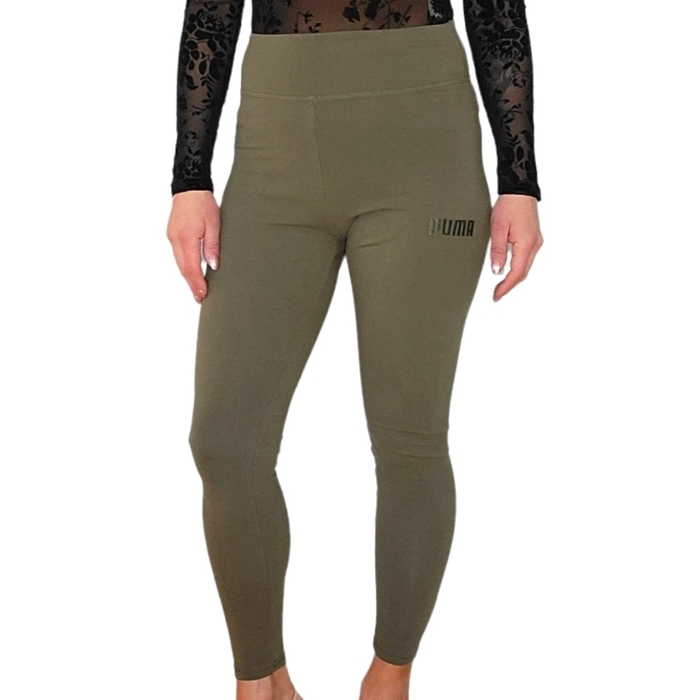 Puma Leggings Size Medium Green